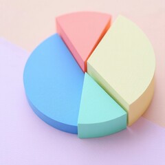 Colorful Pie Chart Illustration
