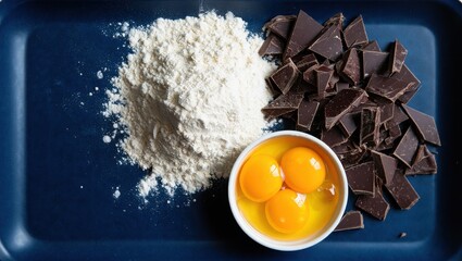 Ingredients for Chocolate Dessert