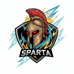 head of a warrior, Sparta Logo For Pubg, 