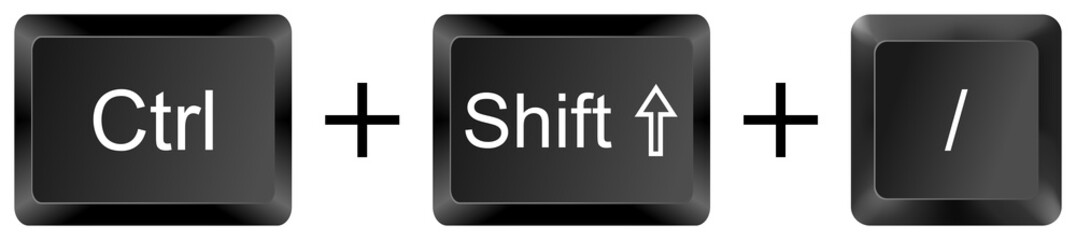 A close-up view of computer keyboard keys on a dark background