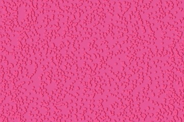 Abstract pink textured background with embossed organic bubble shapes and soft drop shadows