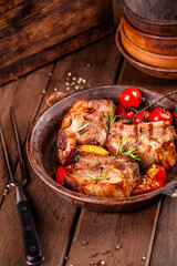 Pan Seared Lamb With Roasted Vegetables