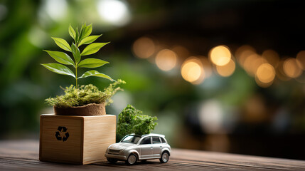 Recycling visualization concept display waste management representation environmental responsibility scene sustainability practice moment ecological stewardship activity