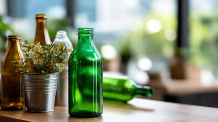 Recycling visualization concept display waste management representation environmental responsibility scene sustainability practice moment ecological stewardship activity