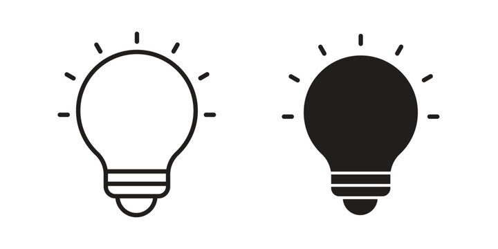 Idea icons or logo isolated sign symbol vector illustration - high quality black style vector icons