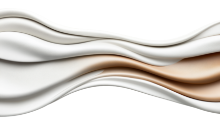 Wave Texture Layers on Transparent Background