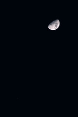 Moon and Saturn