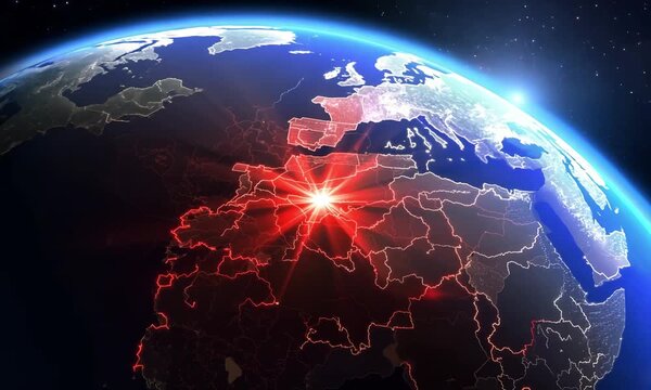 This stunning video explores Earth from a unique perspective, showcasing the planet's vibrant landscapes and cities. An animated map highlights key regions, emphasizing their importance in our interco