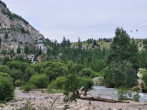 Summer mountains, Medeu, Kazakhstan