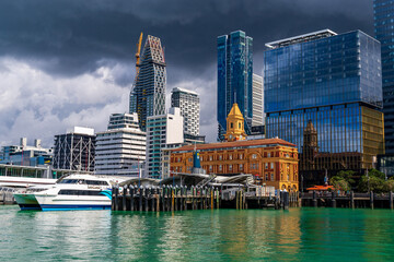 Fototapeta premium Auckland Ferry Terminal Historic Building, New Zealand