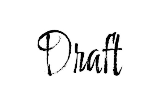 Black Ink Pen Text Effect Grunge Brush Script Font