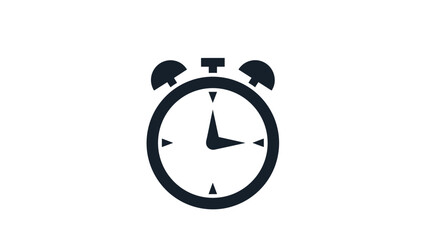 Alarm Clock Icon - Time Management Schedule Reminder Wake Up.