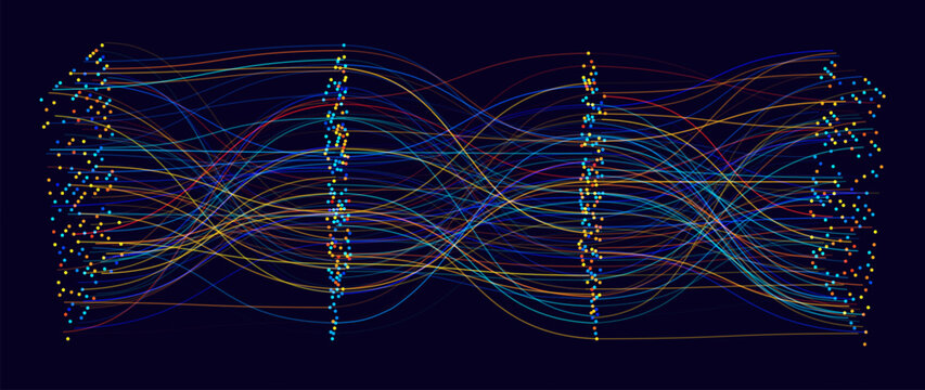 Layers Inside GPT General Purpose Transformer Convolutional Neural Network Architecture. How AI Work. Data Science, Machine Learning, Artificial Intelligence. AI Tech Science Vector Illustration.