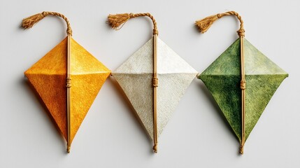 Vibrant traditional Indian kites showcase color and design for outdoor festivities in cultural celebrations
