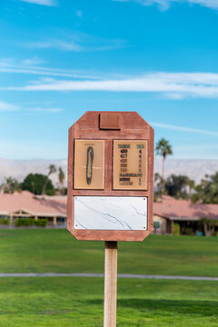 Sign Desert Golf Course in Indio California