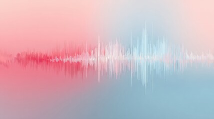 Create Awareness on World Hearing Day With an Abstract Soundwave Representing Listening and the Importance of Hearing Health