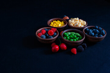 Nutritional food for heart health wellness by cholesterol diet and healthy nutrition eating with clean fruits and vegetables in heart dish by nutritionist and doctor recommended for patient well-being