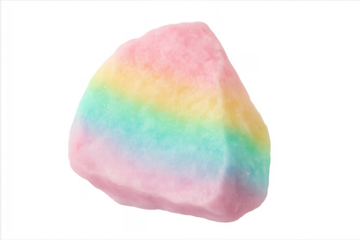 Rainbow pastel rock displaying colorful mineral spectrum