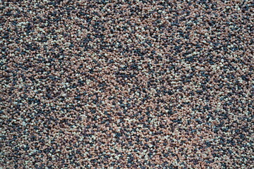 Background of acrylic resin mosaic plaster on exterior wall 