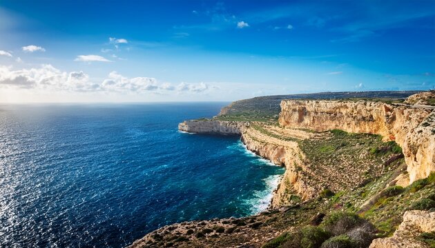 Coast Of Malta Dingli Cliffs