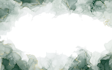 Modern abstract luxury wedding invitation and birthday card templates with green watercolor, alcohol ink fluid art, and gold for christmas

