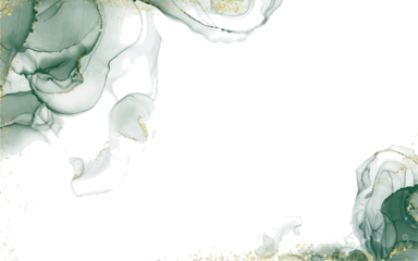 Modern abstract luxury wedding invitation and birthday card templates with green watercolor, alcohol ink fluid art, and gold for christmas

