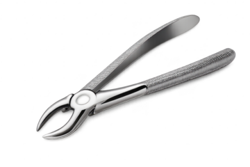 Dental Extraction Forceps on transparent background for product catalogs