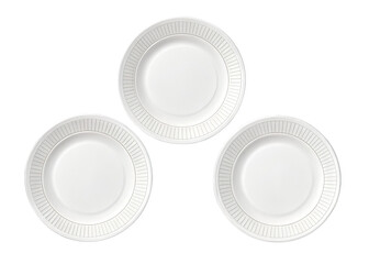 paper-plates on a isolated transparent background	