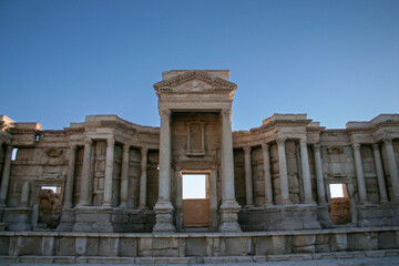Facade of a Roman Theatre