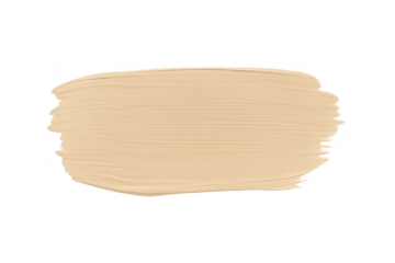 Liquid beige makeup foundation swatch showing texture and color