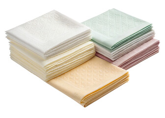 napkins on a isolated transparent background	