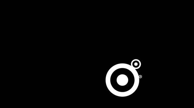 vector circle element motion design collection on alpha background