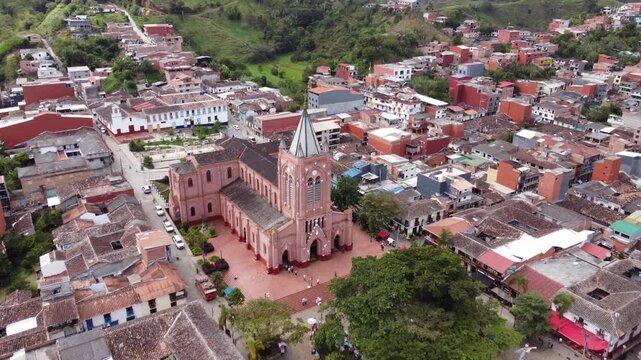 San Roque, Antioquia - Colombia. December 28, 2025. Municipality located in the northeastern region of the department.