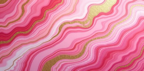 Swirling pink gold marble texture, metallic sheen , decor, wall