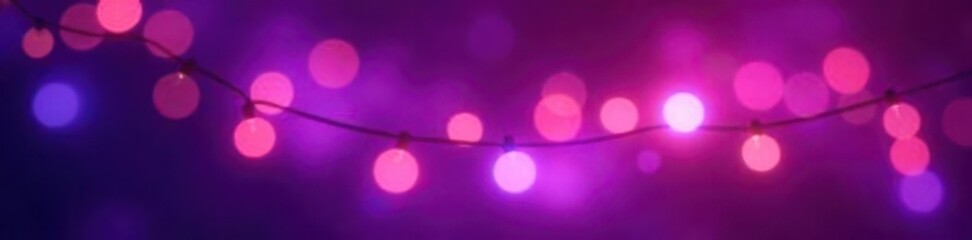 Swirling purple, soft-focus Christmas light bokeh, abstract art , festive, art, holiday lights