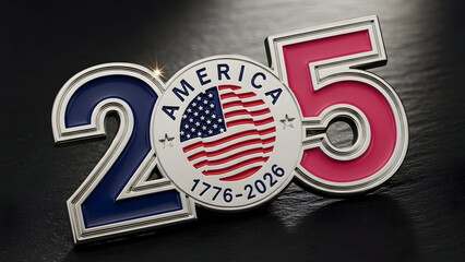 American 250th Anniversary Celebration Logo