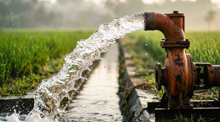 Agricultural Water Pumping & Irrigation System for Farmland