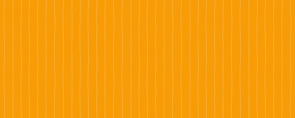 Obraz premium Seamless Hand Drawn Line Pattern. Vertical Yellow Stripe Texture. Vector Y2K Background with Warp Yellow Grid.