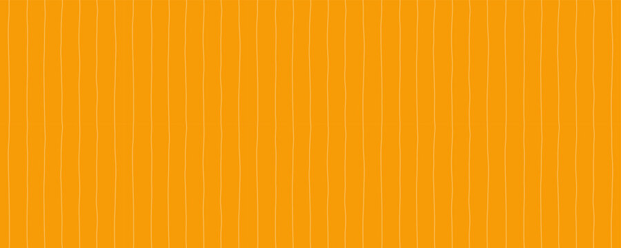 Seamless Hand Drawn Line Pattern. Vertical Yellow Stripe Texture. Vector Y2K Background with Warp Yellow Grid.