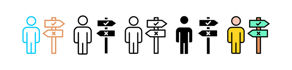 Decision Making multiple icon