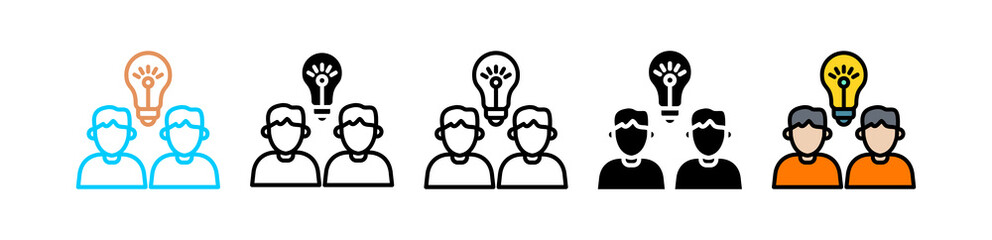 Brainstorming multiple icon