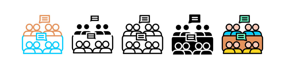 Meeting multiple icon