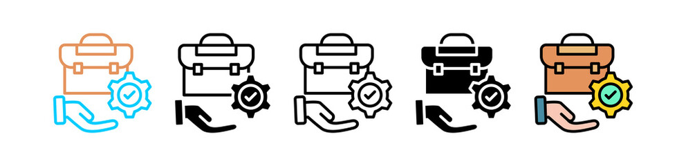 Responsibility multiple icon