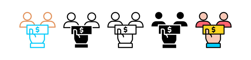 Compensation multiple icon