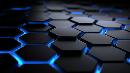 A futuristic hexagonal technology surface, representing digital infrastructure, innovation, connectivity and advanced systems architecture.
