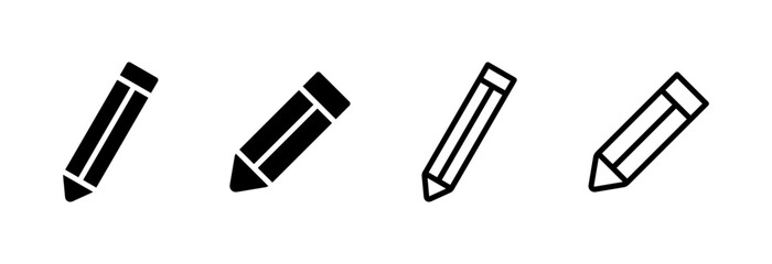 Pencil icon vector illustration. pen sign and symbol. edit icon vector