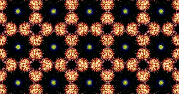 Sfondo astratto con effetto caleidoscopio