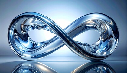 Elegant Infinity Symbol - A Timeless Representation of Endless Possibilities.