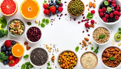 Colorful and Nutritious Superfoods for a Healthy Lifestyle.