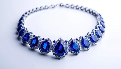 Elegant Sapphire Necklace - A Timeless Piece of Jewelry.